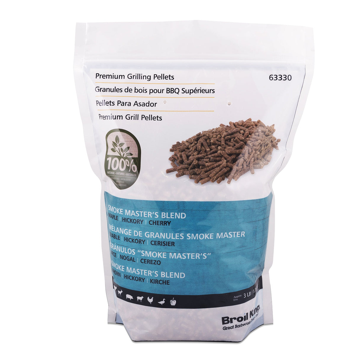 Broil King Smoke Master's Blend Pellets - 3lbs