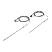 Two wired meat probes with connecting cables