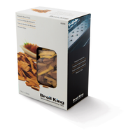 Mesquite smoking wood chips in their box