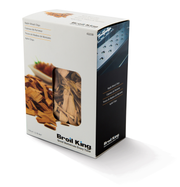 Apple smoking wood chips in their box