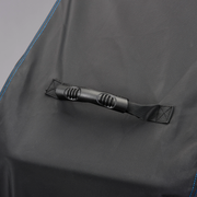 Carrying handle stitched to a premium pellet-grill cover