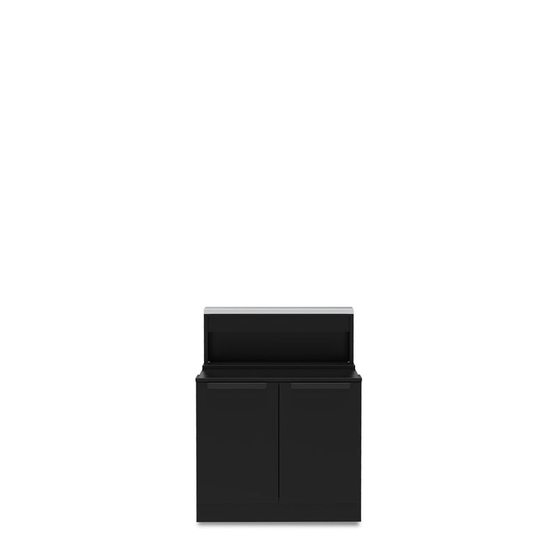Black Baron four-burner grill cabinet