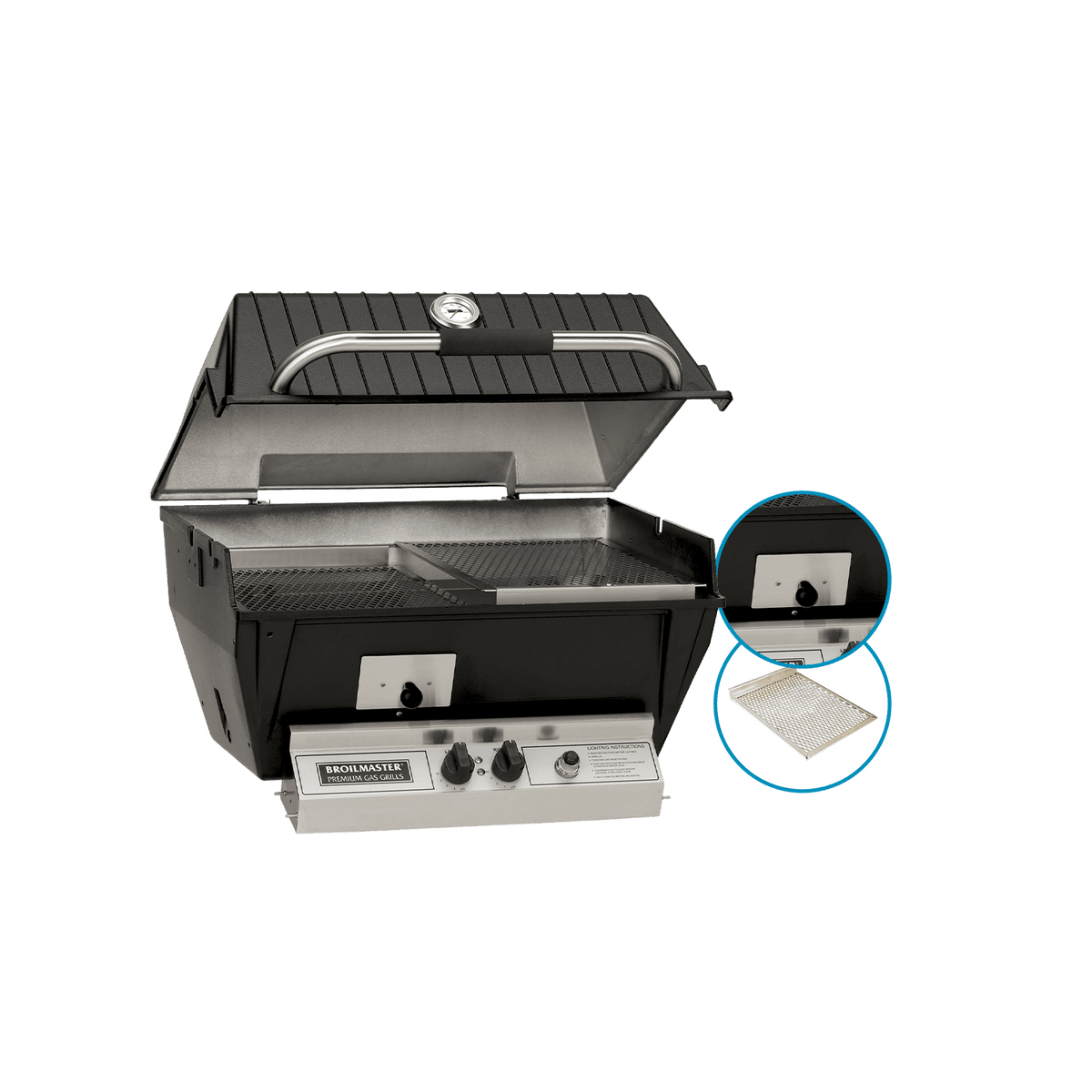 Broilmaster Q3X Slow Cooker Gas Grill Head
