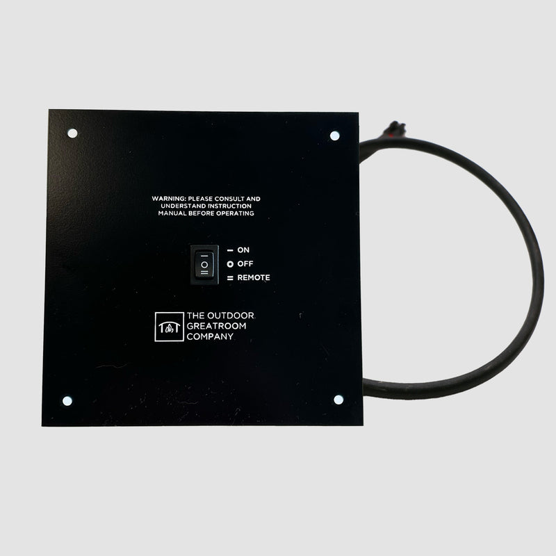 Outdoor GreatRoom DSI System Control Panel w/ ON/OFF Switch - 6.38" x 6.38"