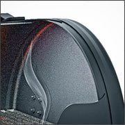 Cutaway of the pellet grill cooking-body wall