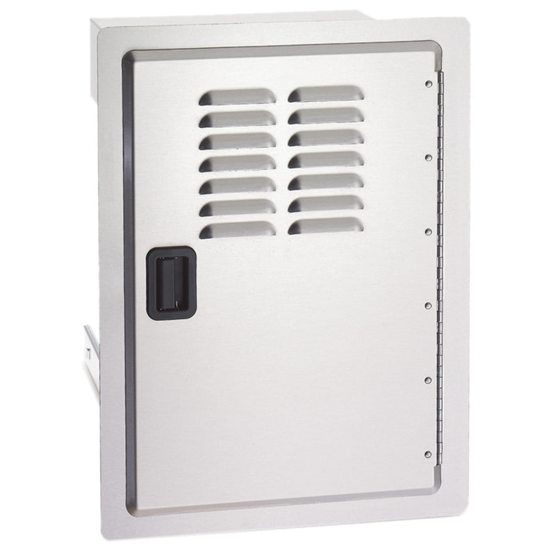 Door with Tank Tray & Louvers — product view