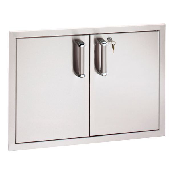 Flush Double Access Doors with Lock
