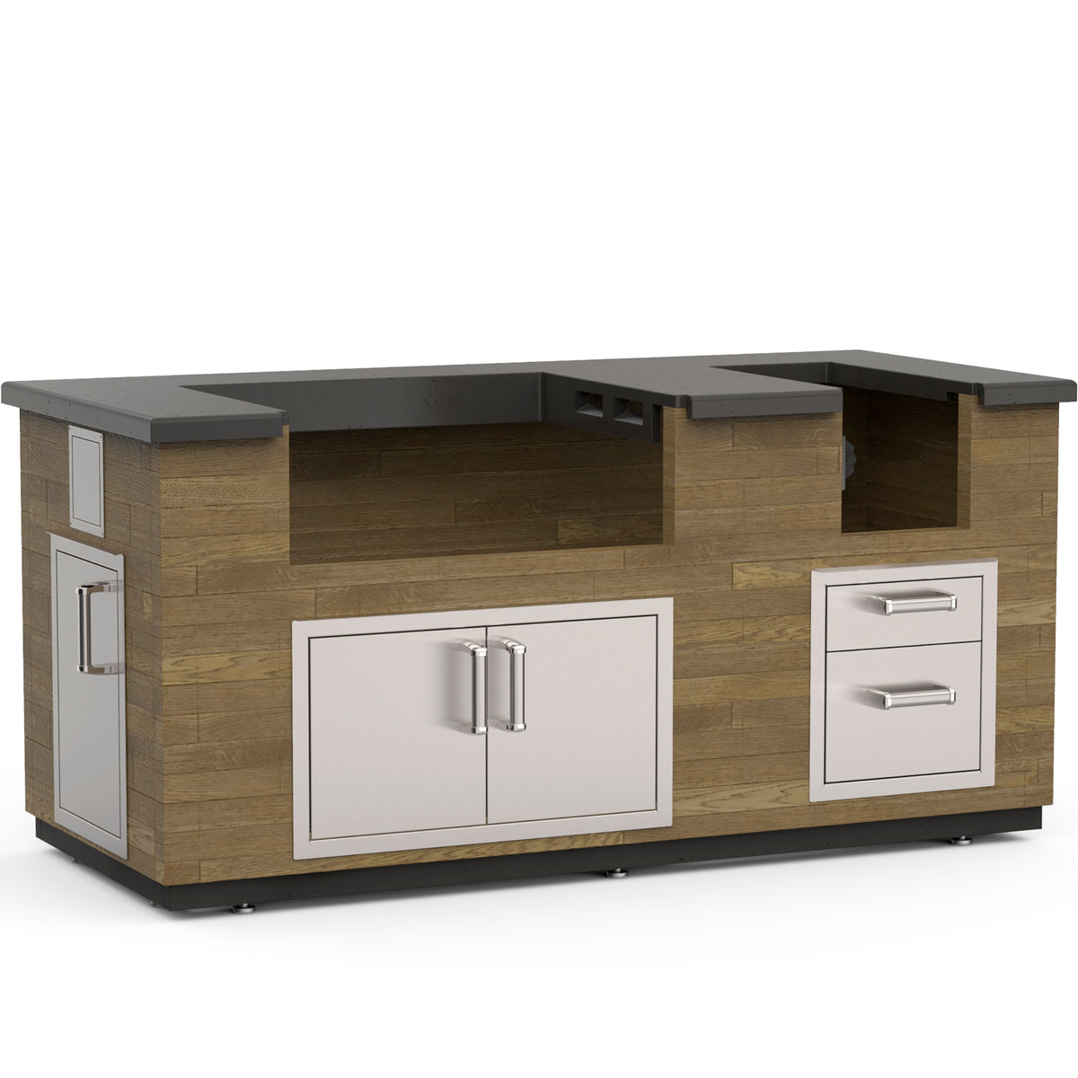 Reclaimed Wood 77 ″ Island Bundle — product view