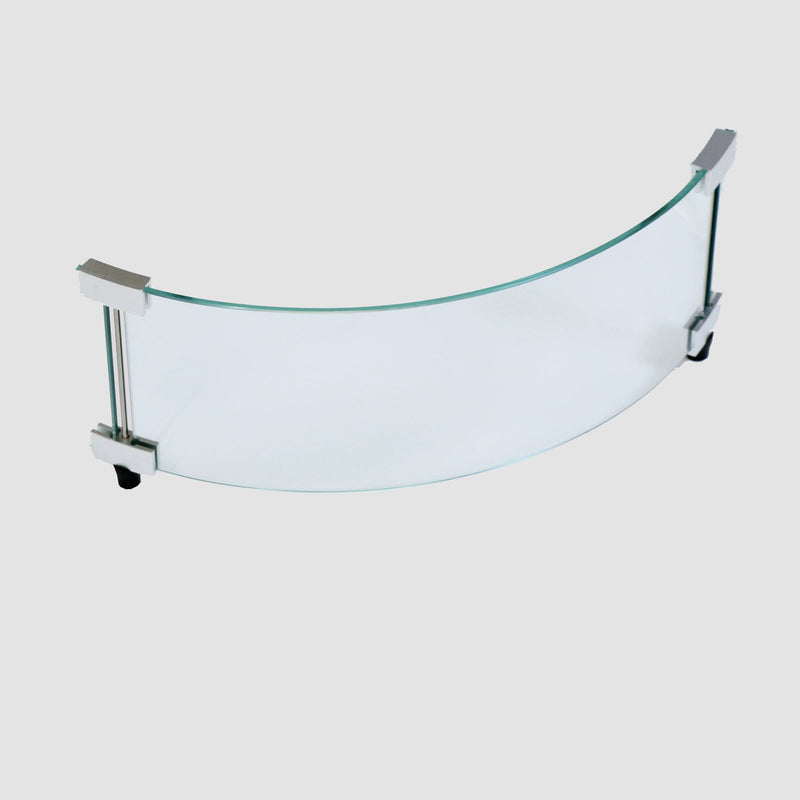 Outdoor GreatRoom Round Glass Wind Guard Replacement Glass Panel