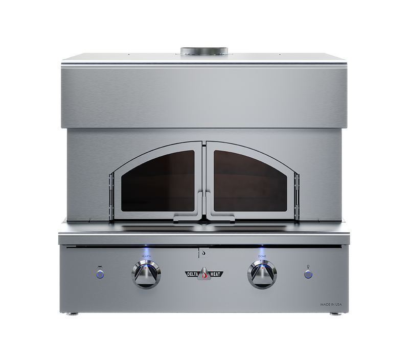 Delta Heat 30-Inch Outdoor Gas Pizza Oven — Built-In