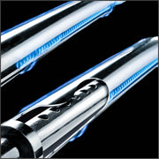Stainless steel Dual-Tube burners with flames along both sides