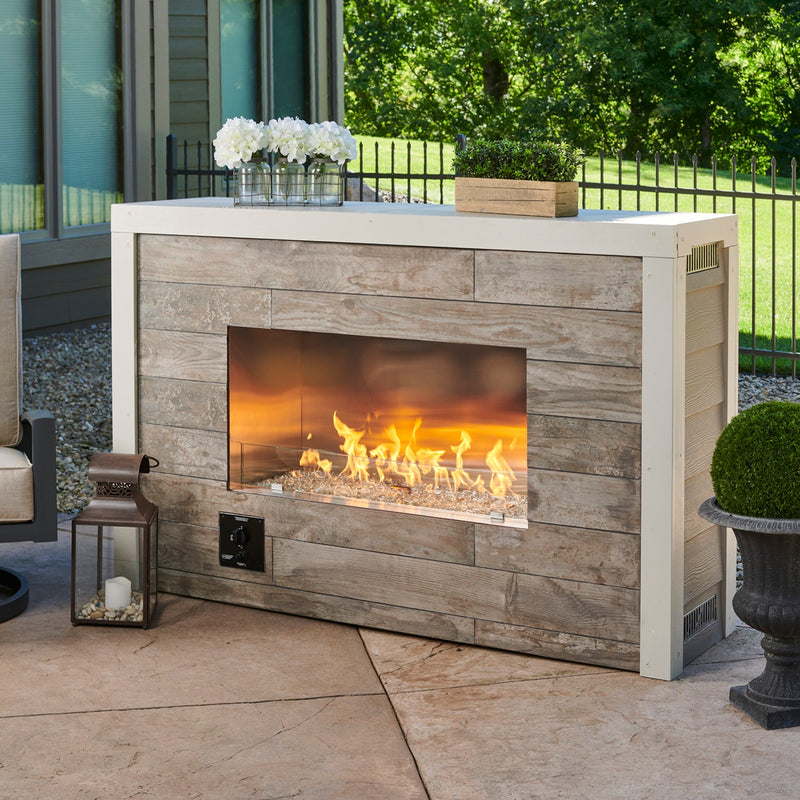 Outdoor GreatRoom Single Sided Ready To Finish Gas Fireplace