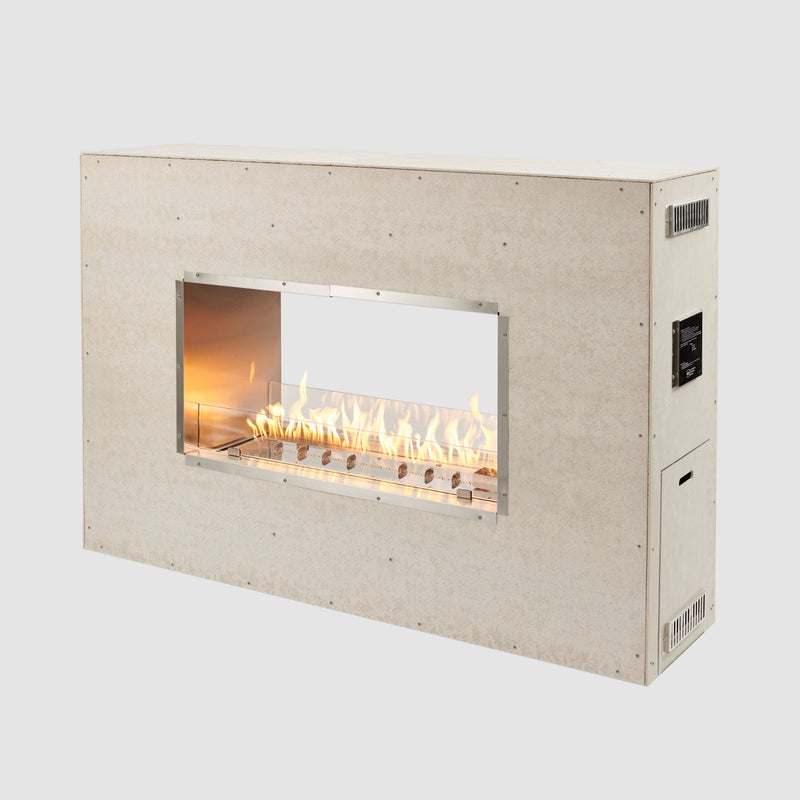 Outdoor GreatRoom See Through Ready to Finish Gas Fireplace