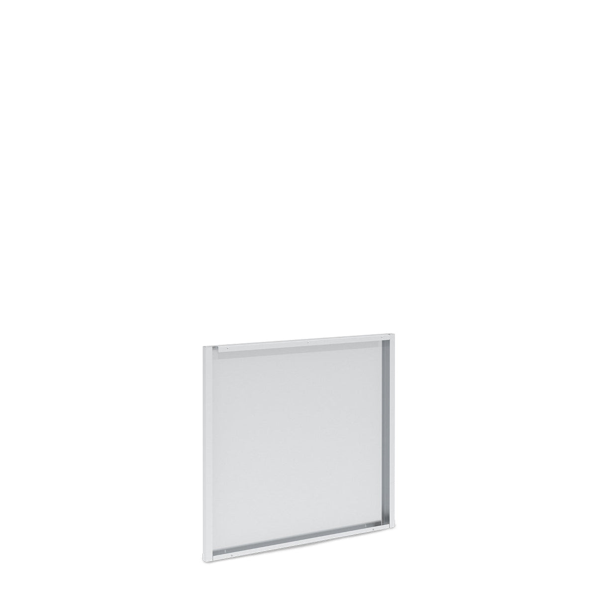 Rectangular rear panel for a two-door cabinet