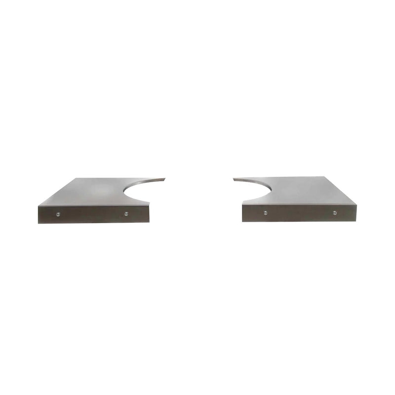 Stainless Steel Side Shelves For XL, LG (req PG00368 Cart)