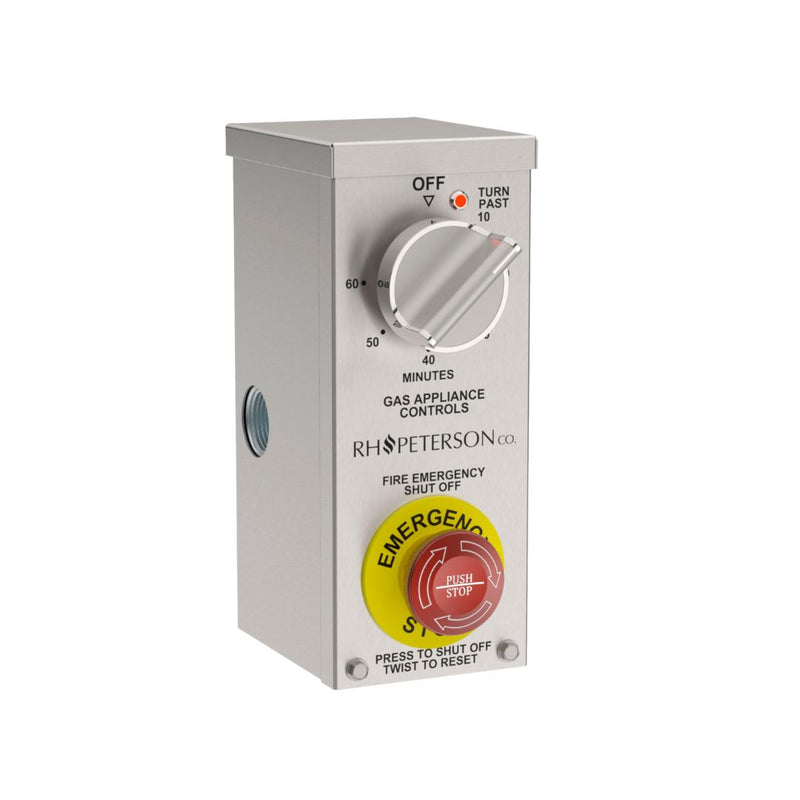 Commercial Gas Emergency Stop and Electric Timer