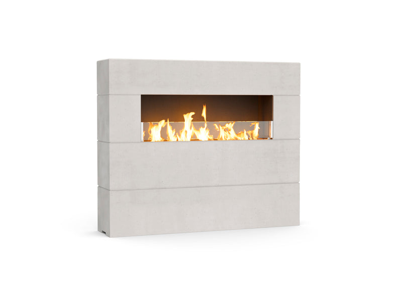 Milan Tall Linear Fireplace