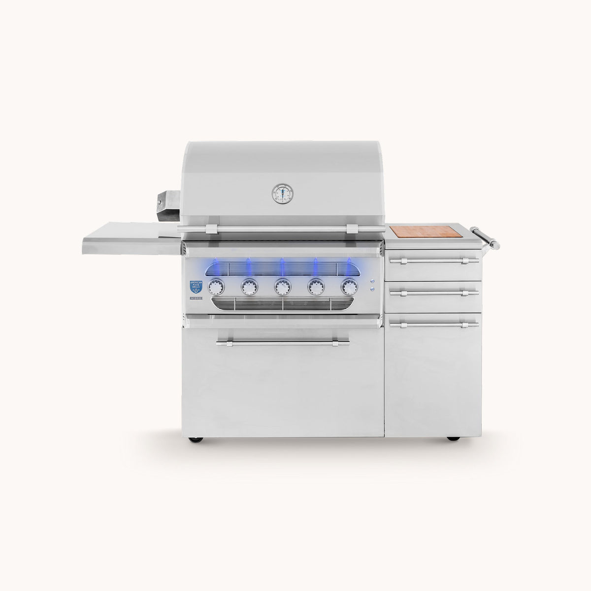 Freestanding Muscle - 36" Hybrid Grill