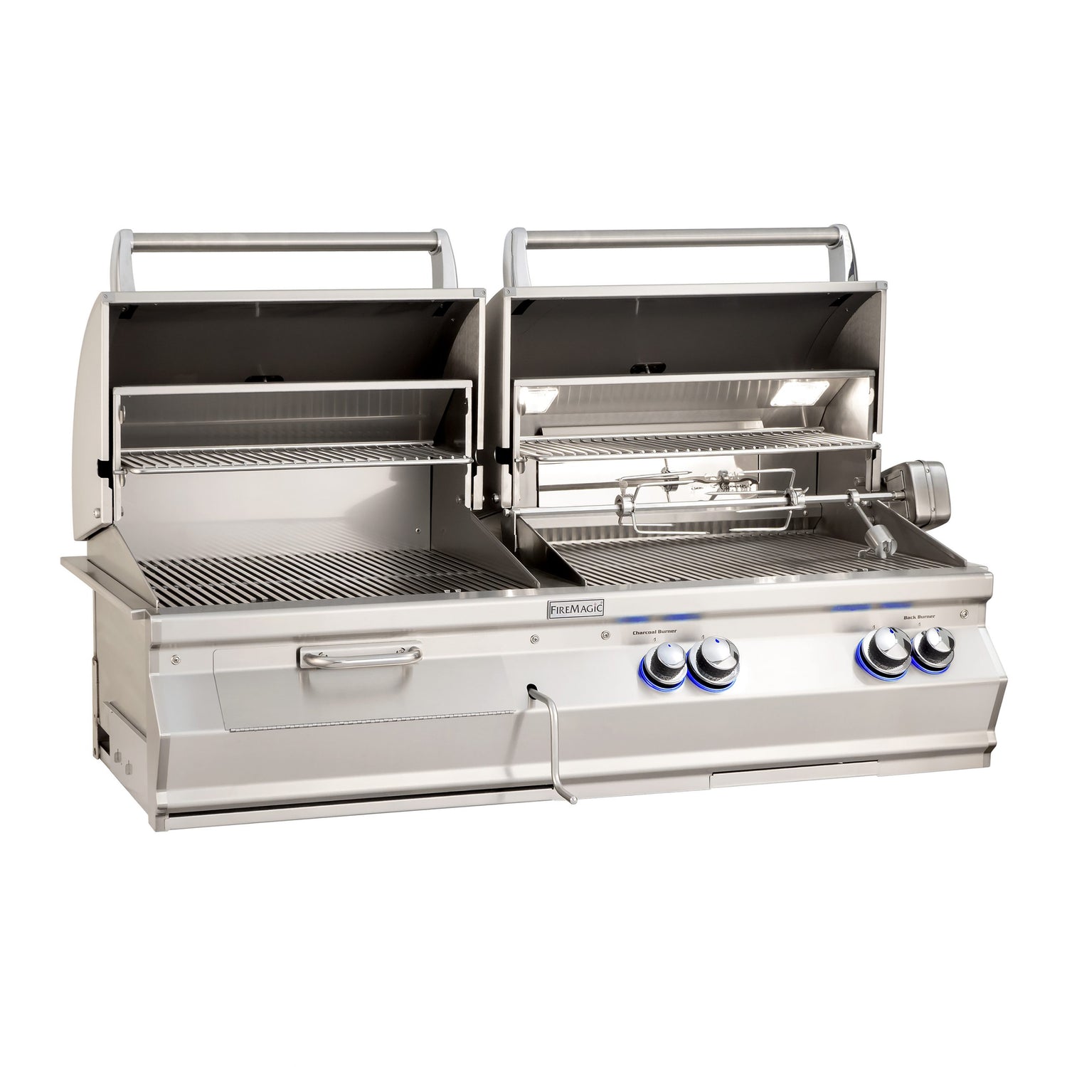 Aurora A830i Gas & Charcoal Built-In Grill product view