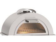 Aurora 30″ Built-In Gas Pizza Oven: Ceramic glass viewing window