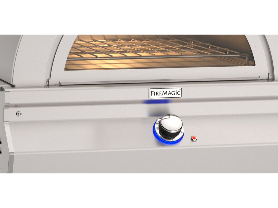 Aurora 30″ Built-In Gas Pizza Oven: Thermostatic Aurora control