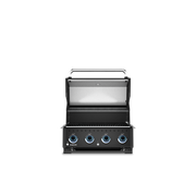 Broil King Baron 420 Shadow Built-In Grill — 28 Inch — open cooking area