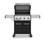 Baron 440 Pro with its lid raised and both side shelves extended
