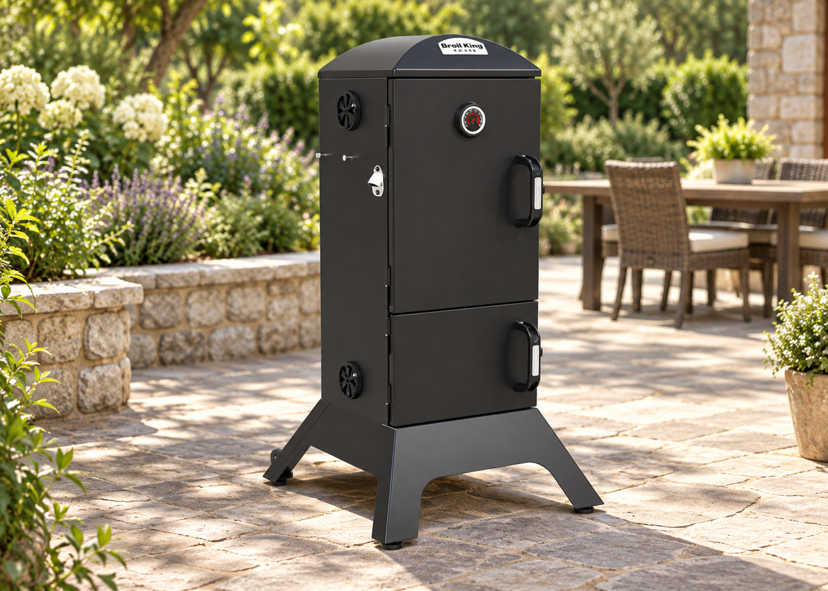 Broil King Charcoal Cabinet Smoker — user-approved lifestyle image 25