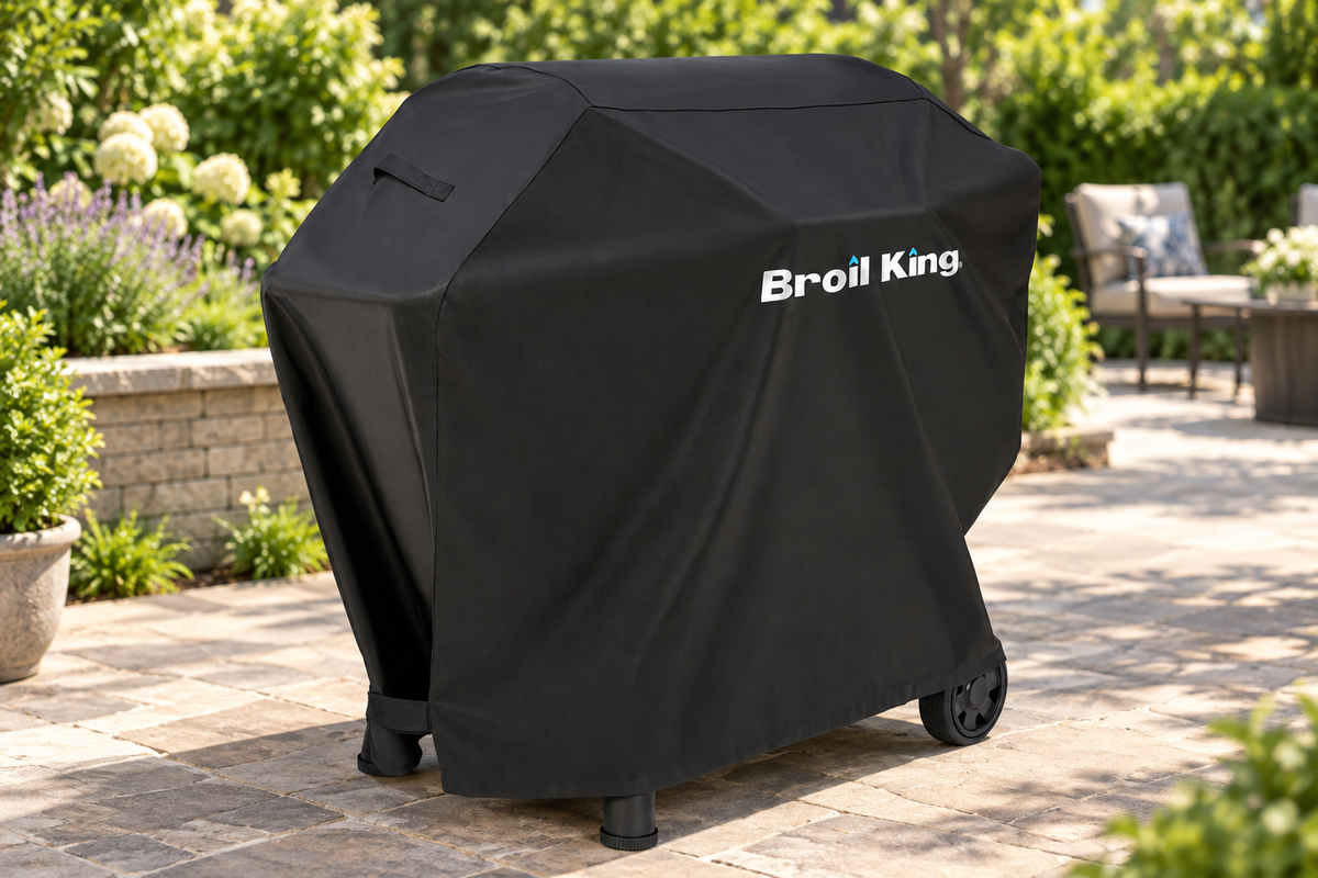 Broil King Crown Pellet 500 Select Grill Cover — user-approved lifestyle image 32