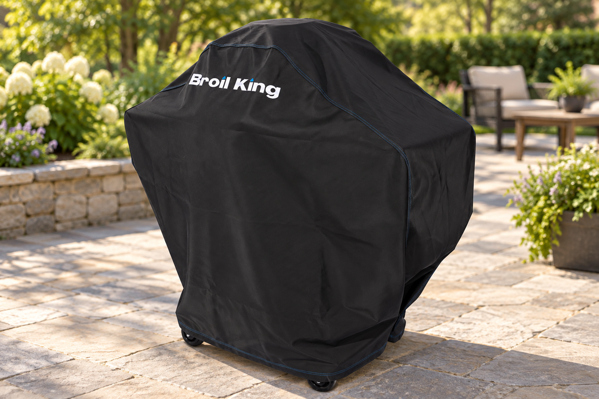 Broil King Keg Premium Grill Cover — user-approved lifestyle image 34