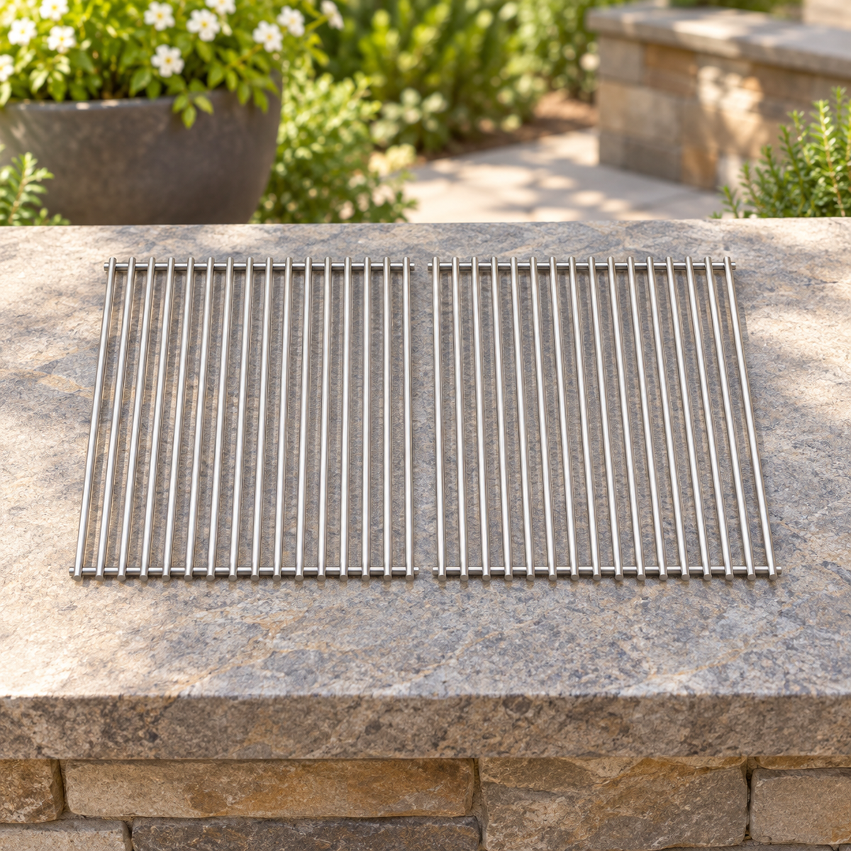Broil King Signet & Earlier Crown Stainless Steel Cooking Grids — user-approved lifestyle image 111