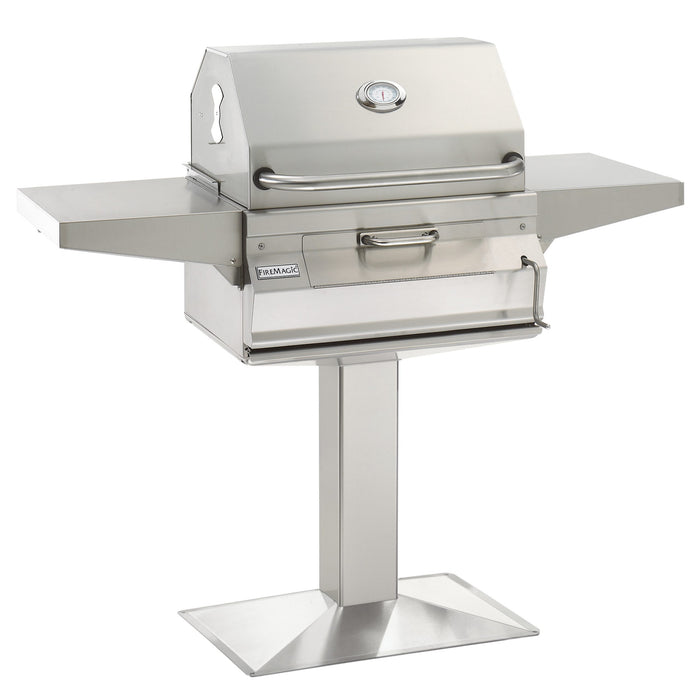 Fire Magic 24″ Patio Post-Mount Charcoal Grill product view