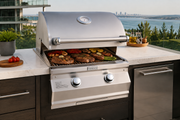 Choice Multi-User CM430i 24″ Built-In Gas Grill installed and in use