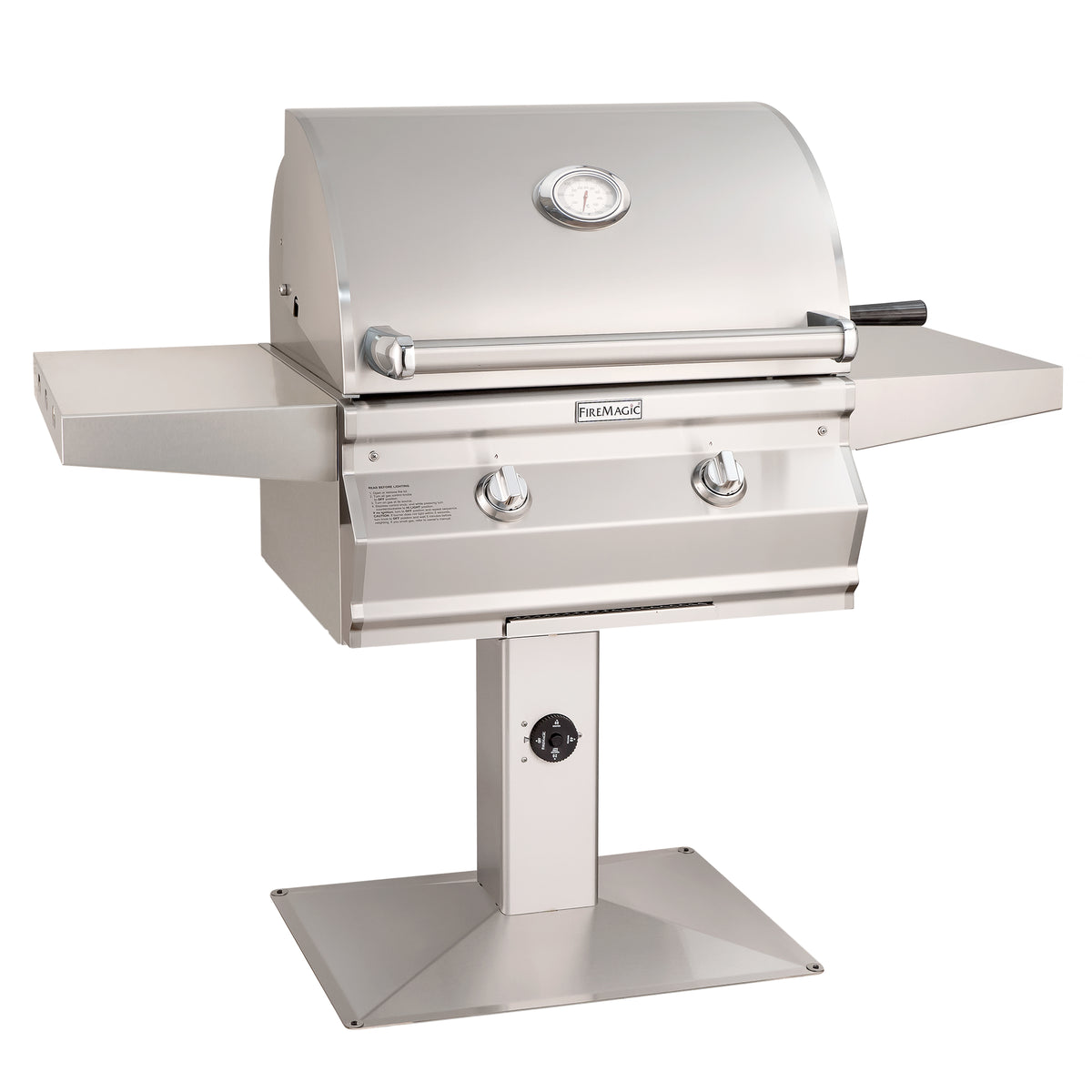 Choice Multi-User CMA430s Accessible Patio Post Grill product view