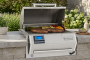 E251 16″ Built-In Electric Grill in an outdoor cooking setting
