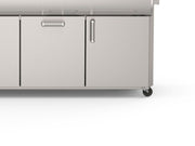 Digital control panel and cart storage detail