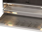 Thirty-inch cooking surface and warming rack