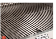 Aurora A660s 30″ Portable Gas Grill: Diamond Sear cooking grids