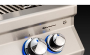Backlit comfort-touch knobs