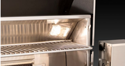 Echelon E660s 30″ Portable Gas Grill: Interior halogen lighting