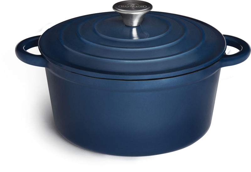 Cast Iron Round Casserole Dish — view 1