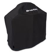 Premium cover fitted over a Keg grill