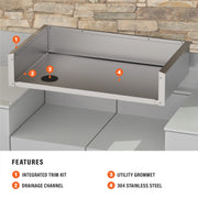 Blackstone 36-Inch Drop-In Griddle Insulating Jacket and Trim Kit — product view 5