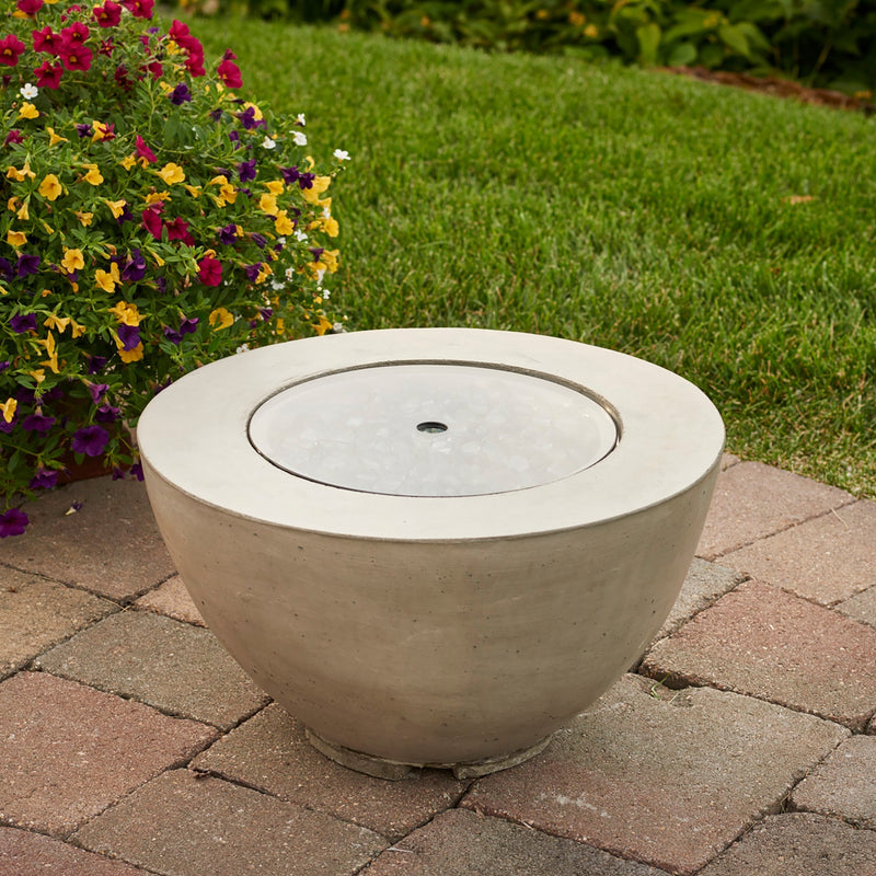 Outdoor GreatRoom Round Glass Burner Cover