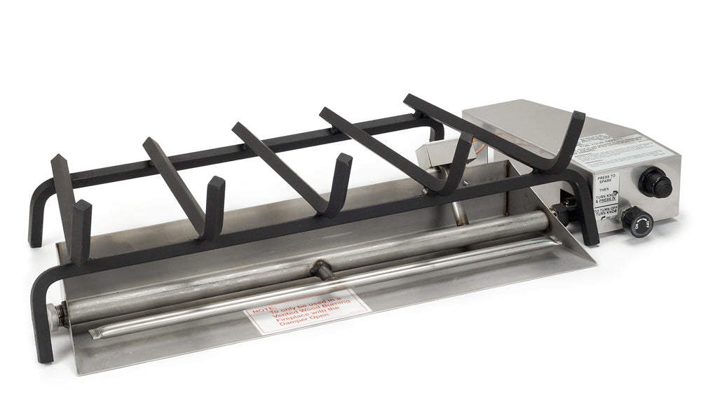 G45 stainless steel burner shown; control assembly varies.