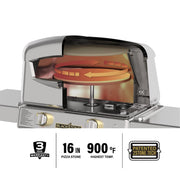 Blackstone Select Pizza Oven — Rotating stone cooking