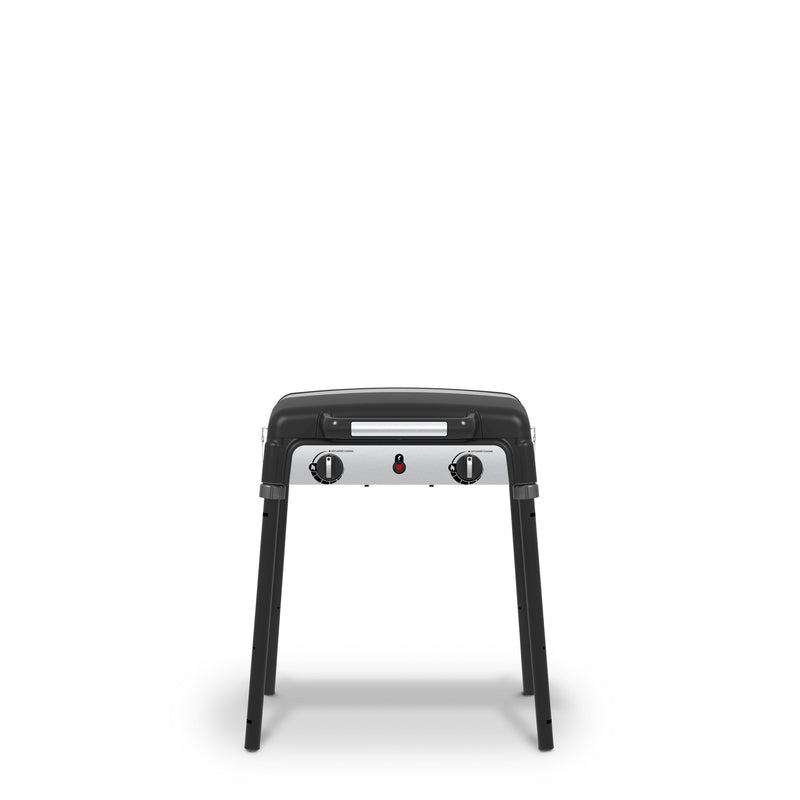Two-burner Porta-Chef Stove with its removable legs