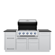 Broil King Regal S 520i Island Grill — open cooking area