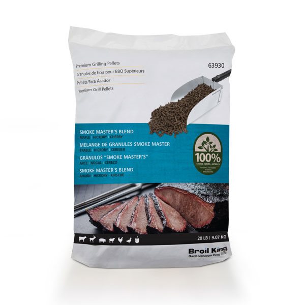 Smoke Master’s Blend pellets in their labeled bag