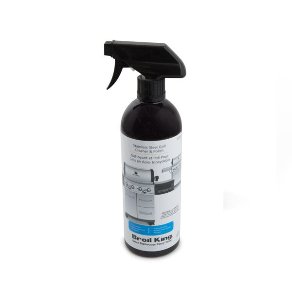 Stainless steel cleaner and polish in its spray bottle